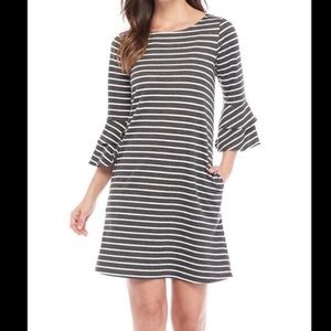 👠 Fortune + Ivy striped Dress with POCKETS size L